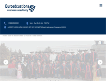 Tablet Screenshot of euroeducations.com